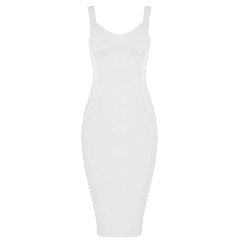 Stilla | Kvinders Bandage Mode Designer Bodycon Kjoler (midi)