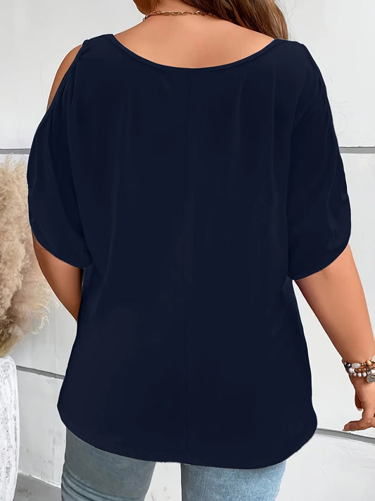 Stilla | Kvinders Kold Skulder 2 4xl Bluse Mode Designer T-Shirts (plus Størrelse)