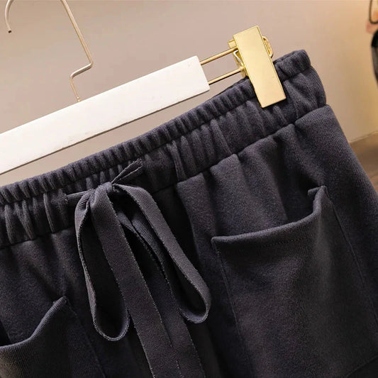 Stilla | Dame Elastisk Snøre Mode Designer 5 9xl Midi Nederdele (plus Størrelse)