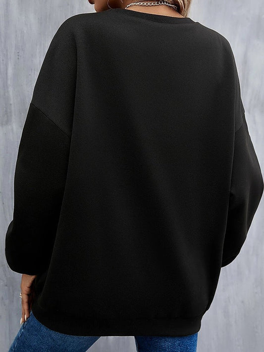 Stilla | Kvinders Hættetrøjer Langærmet Trykt Pullover Sweatshirt