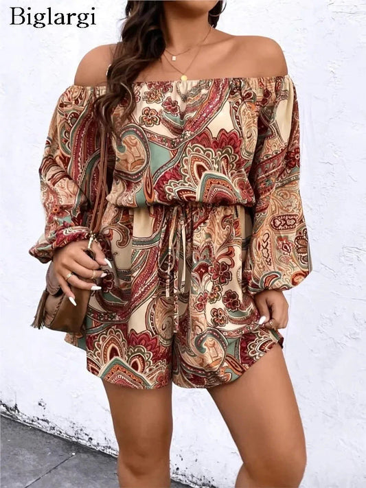 Stilla | Kvinders Off Shoulder 2 5xl Mode Designer Jumpsuits (plus Størrelse)