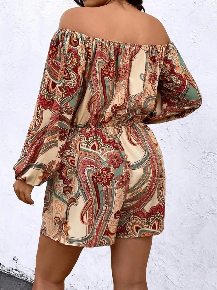 Stilla | Kvinders Off Shoulder 2 5xl Mode Designer Jumpsuits (plus Størrelse)
