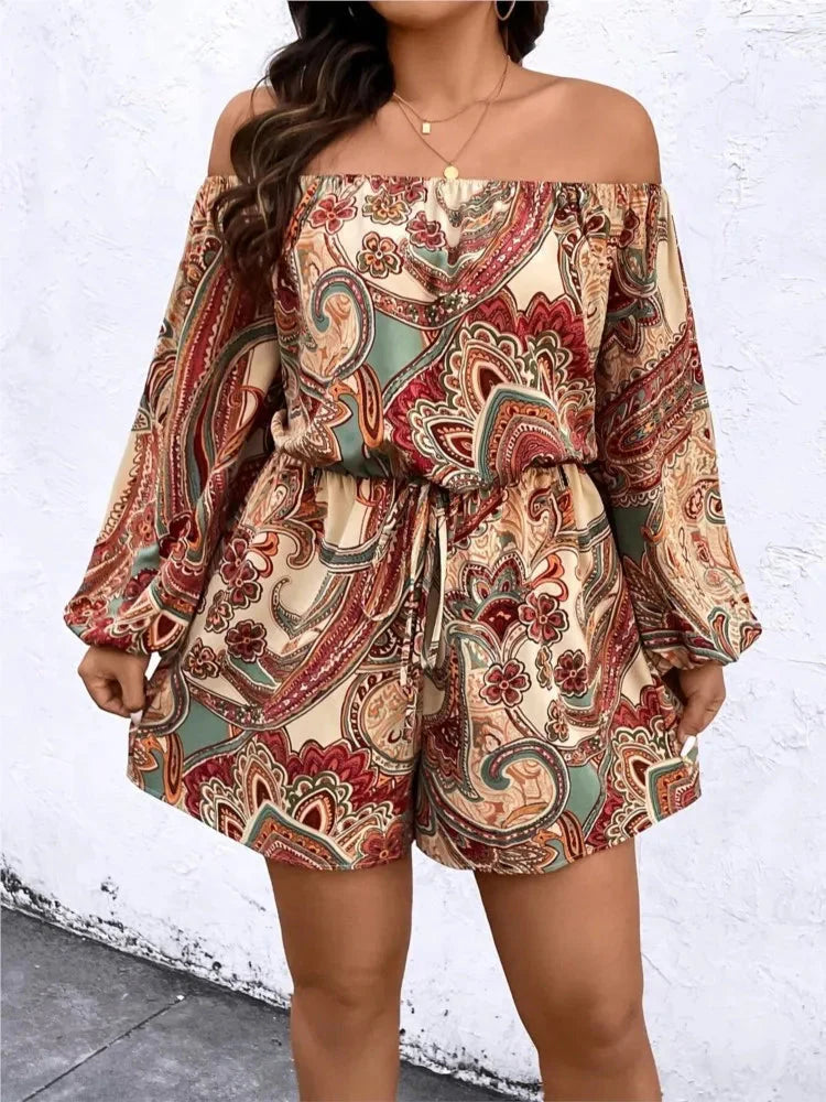 Stilla | Kvinders Off Shoulder 2 5xl Mode Designer Jumpsuits (plus Størrelse)