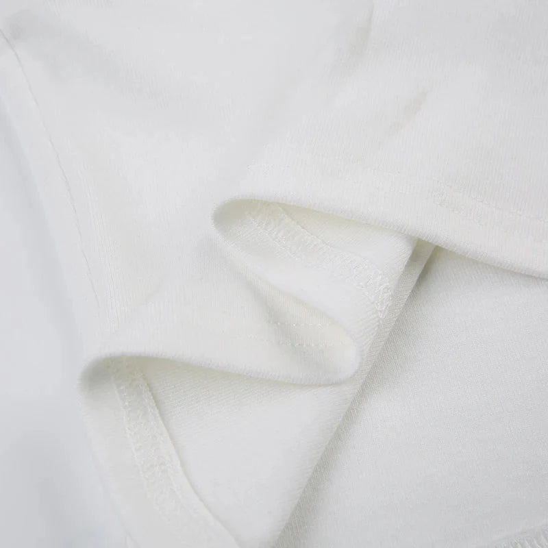 Stilla | Kvindernes Ruffle Blonder Trim Corsæt Toppe Mode Designer T-Shirts