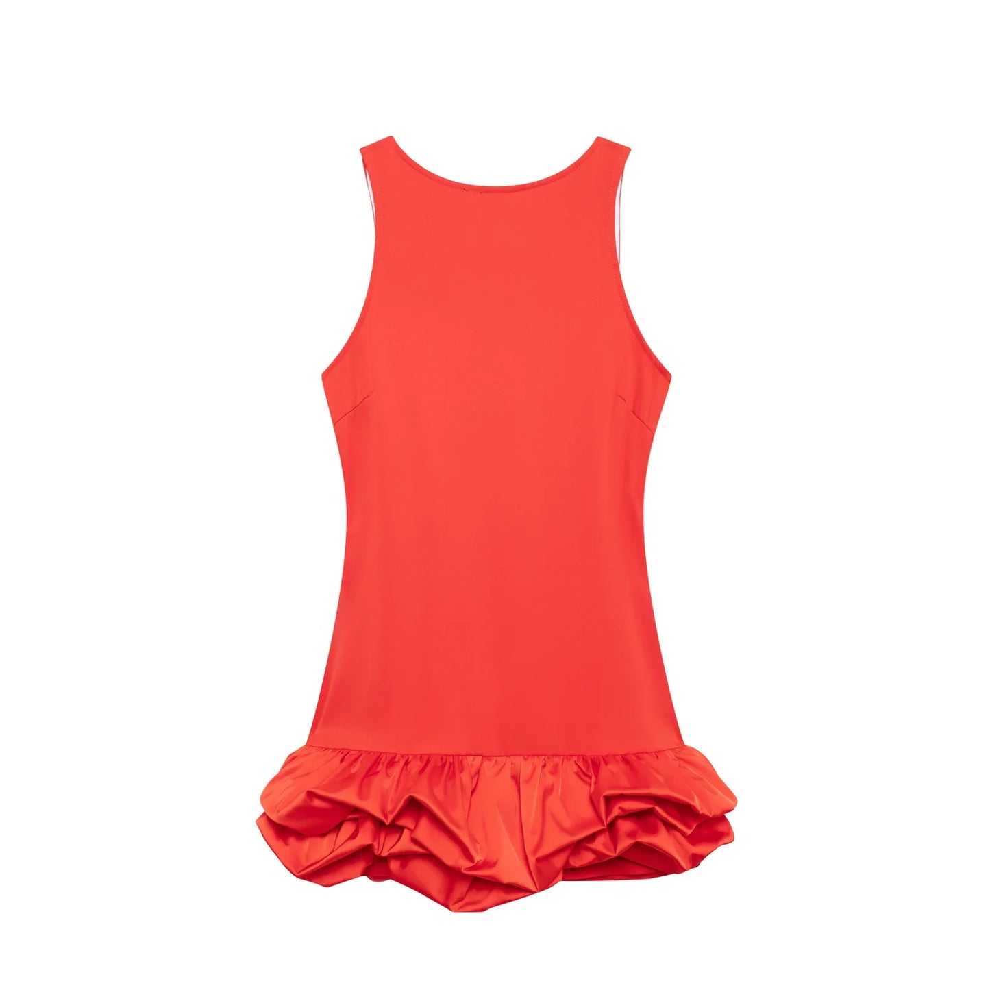 Stilla | Kvinders Rynkede Kant Boble Mode Designer Mini Kjoler (kort)