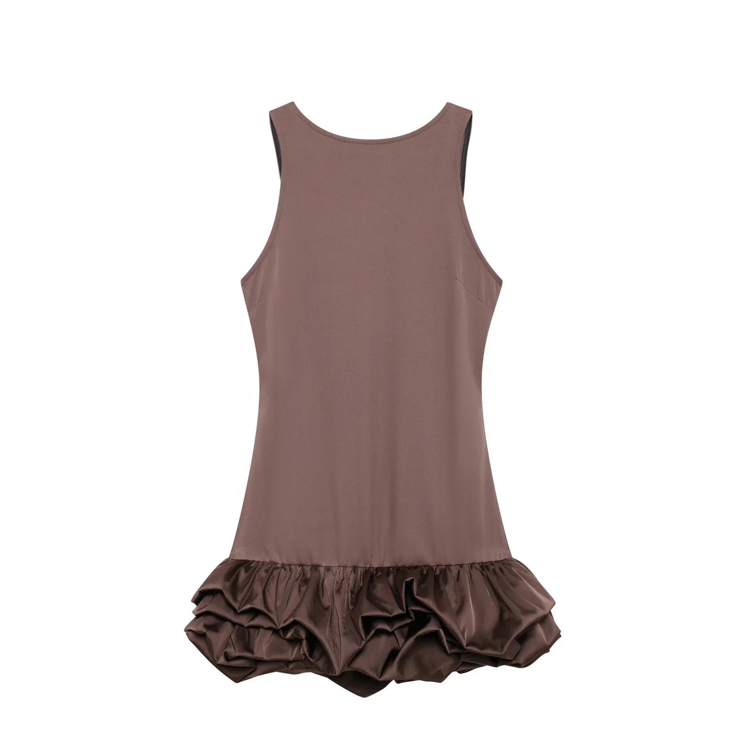 Stilla | Kvinders Rynkede Kant Boble Mode Designer Mini Kjoler (kort)