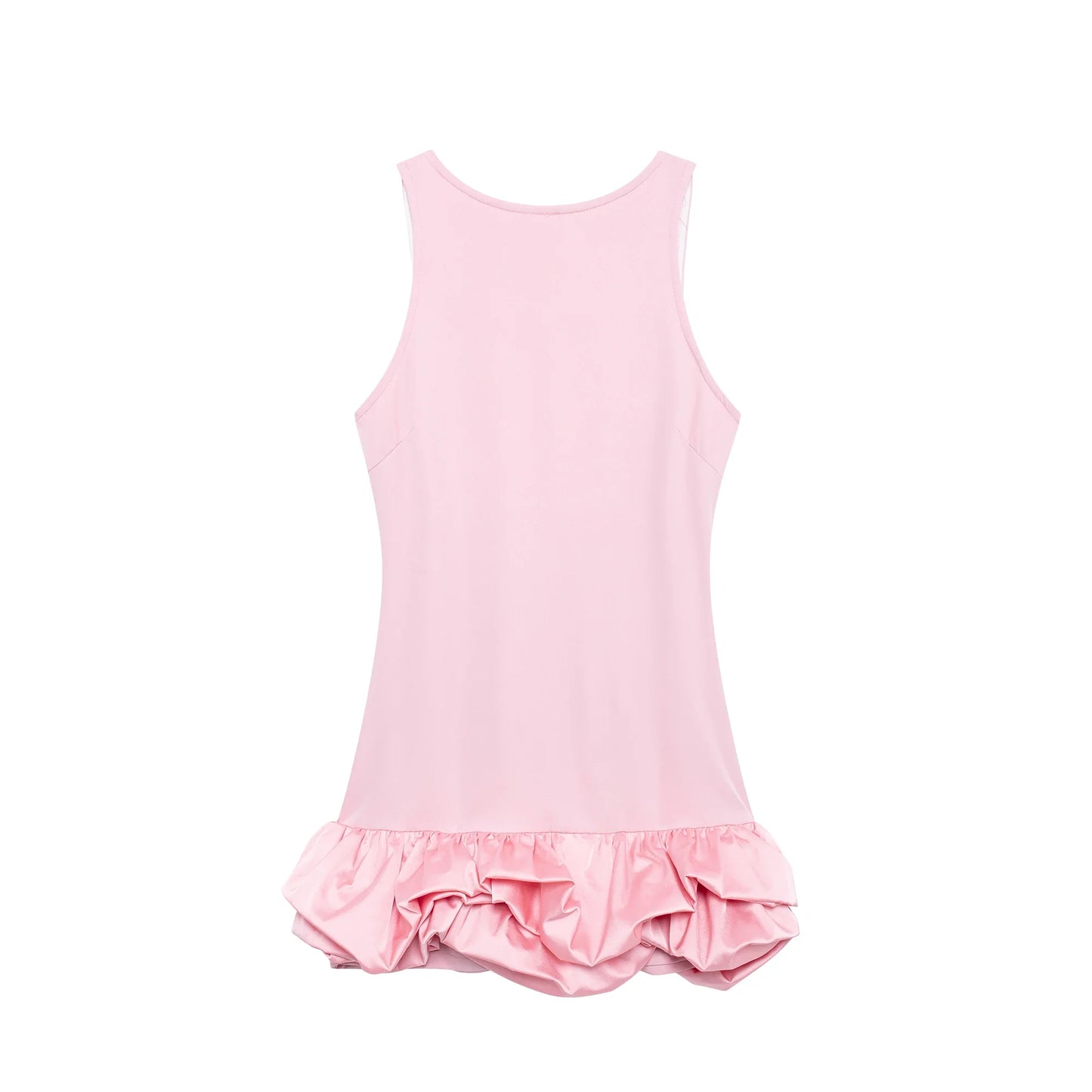 Stilla | Kvinders Rynkede Kant Boble Mode Designer Mini Kjoler (kort)