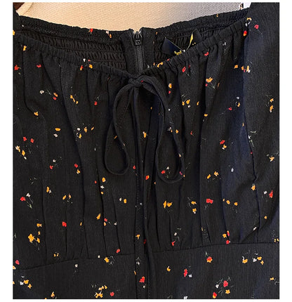 Stilla | Kvinders Firkantede Hals 5 9xl Mode Designer Retro Midi Kjoler (plus Størrelse)