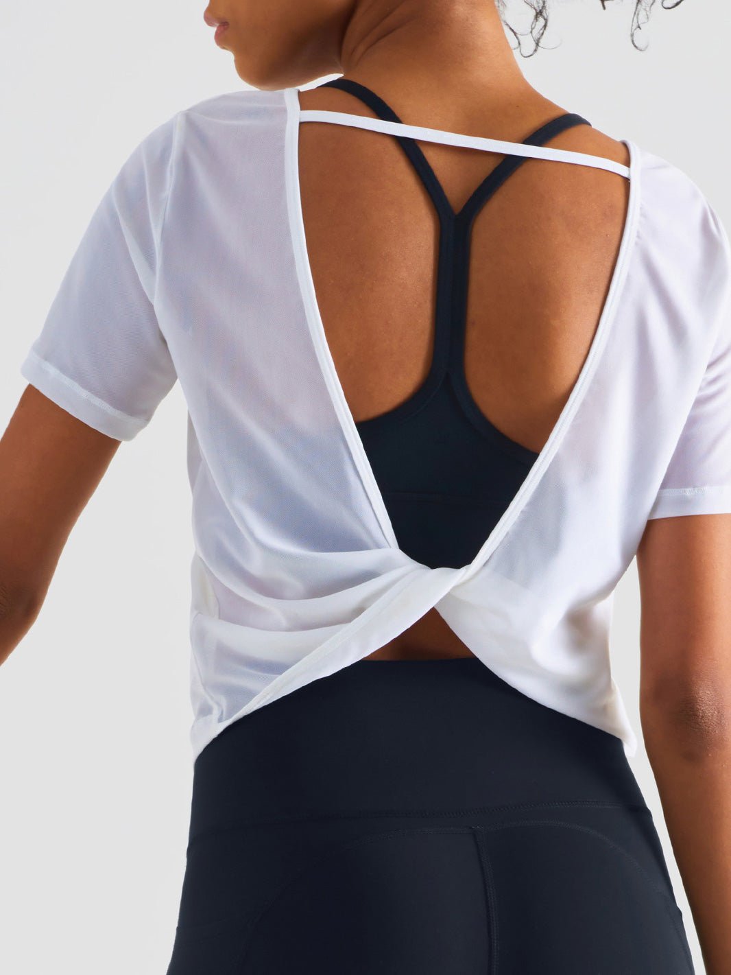 Stilla | Kvinders T-shirts Rund Hals Skønhed Bag Mesh Komfort Sports T-shirt