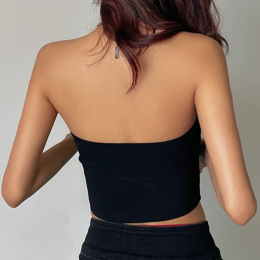 Stilla | Kvinders Tube Uregelmæssig Mode Designer Strapless Toppe Singlets