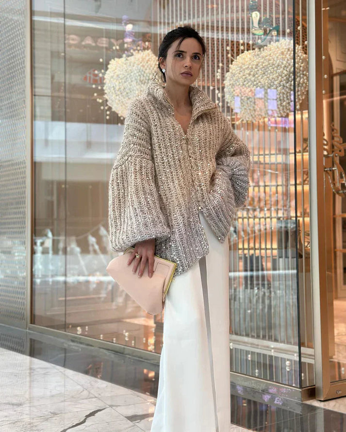 Stilla | Oversize Cardigan i Strik til Kvinder