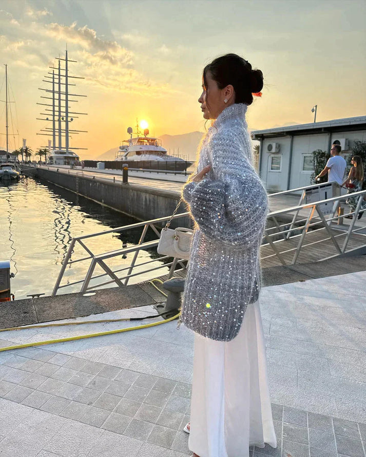 Stilla | Oversize Cardigan i Strik til Kvinder