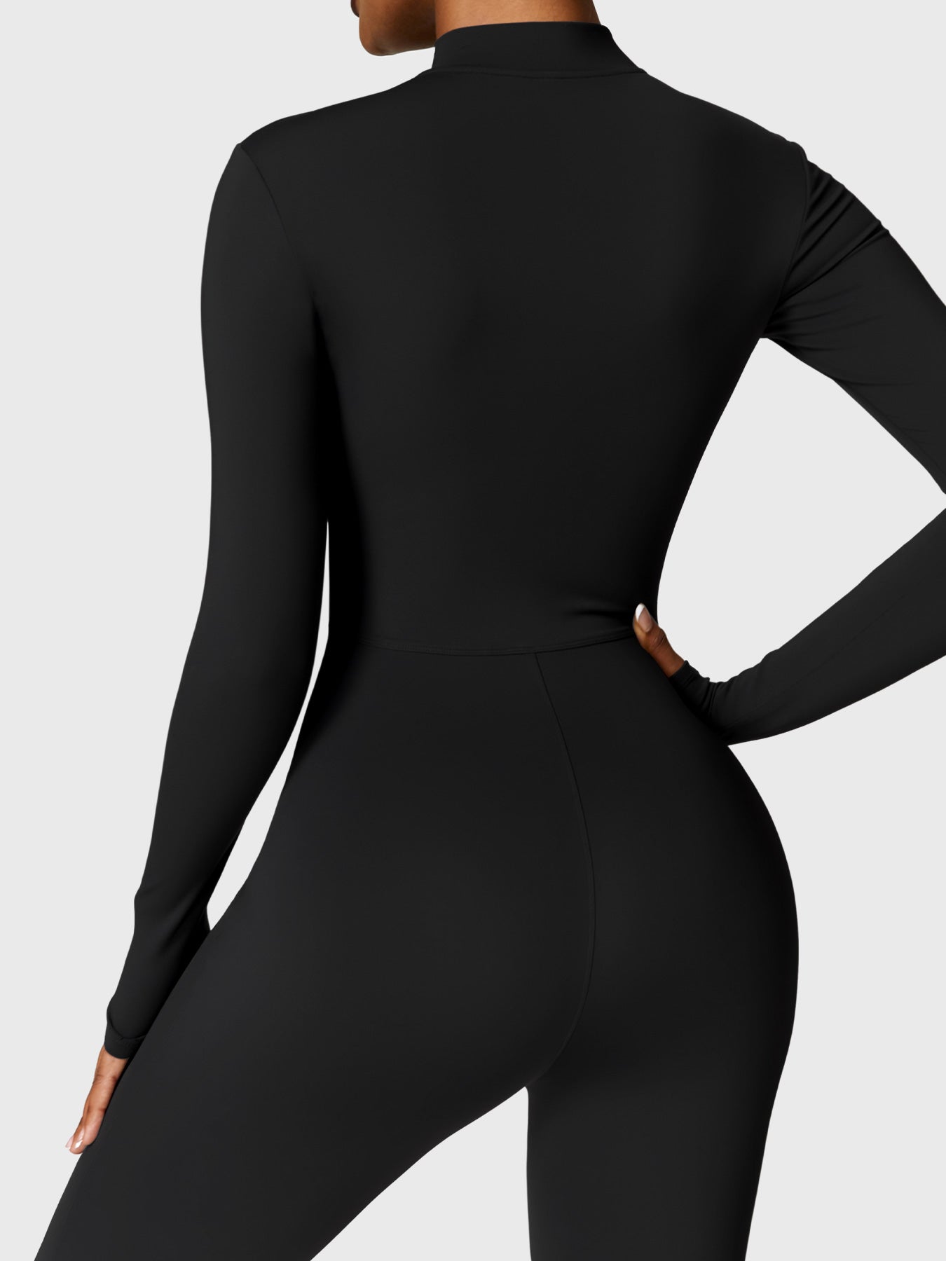 Stilla | Langærmet Zip up Jumpsuit