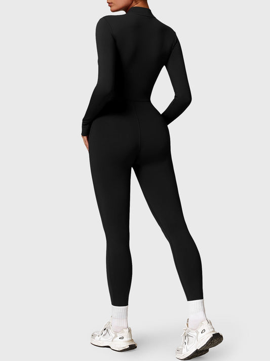 Stilla | Langærmet Zip up Jumpsuit