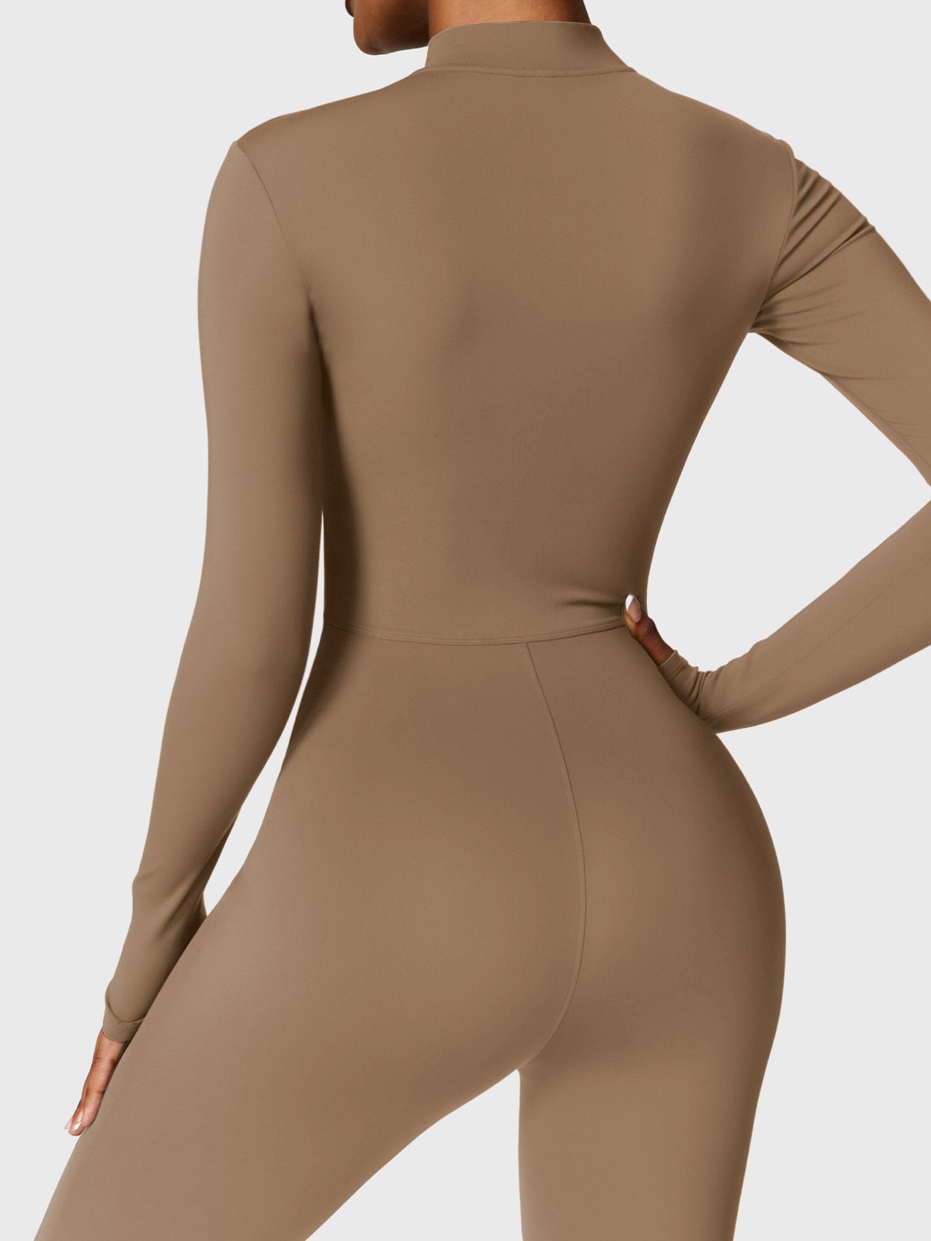 Stilla | Langærmet Zip up Jumpsuit
