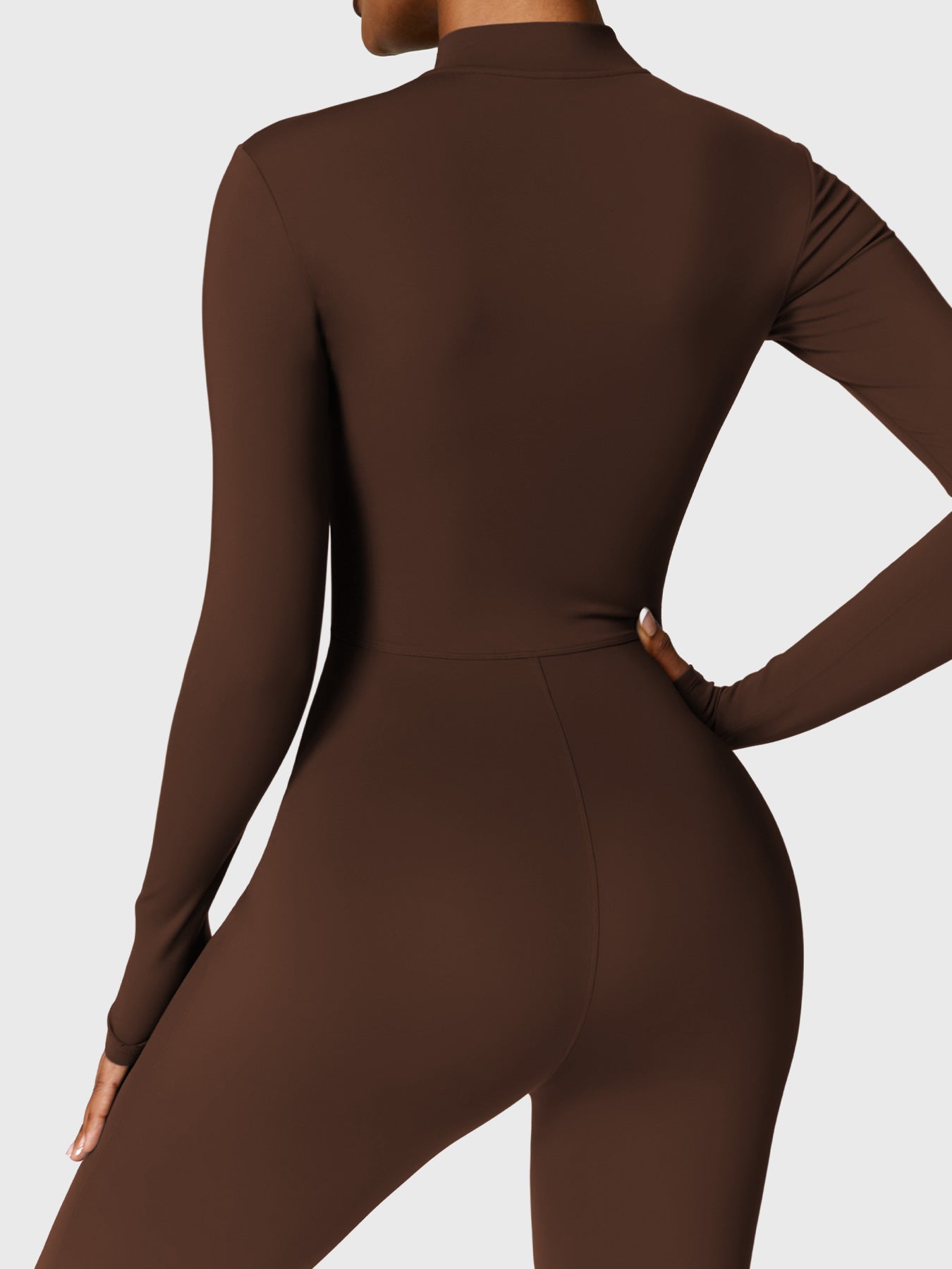 Stilla | Langærmet Zip up Jumpsuit