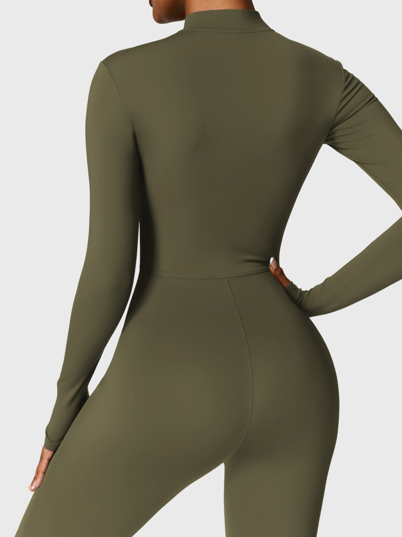 Stilla | Langærmet Zip up Jumpsuit