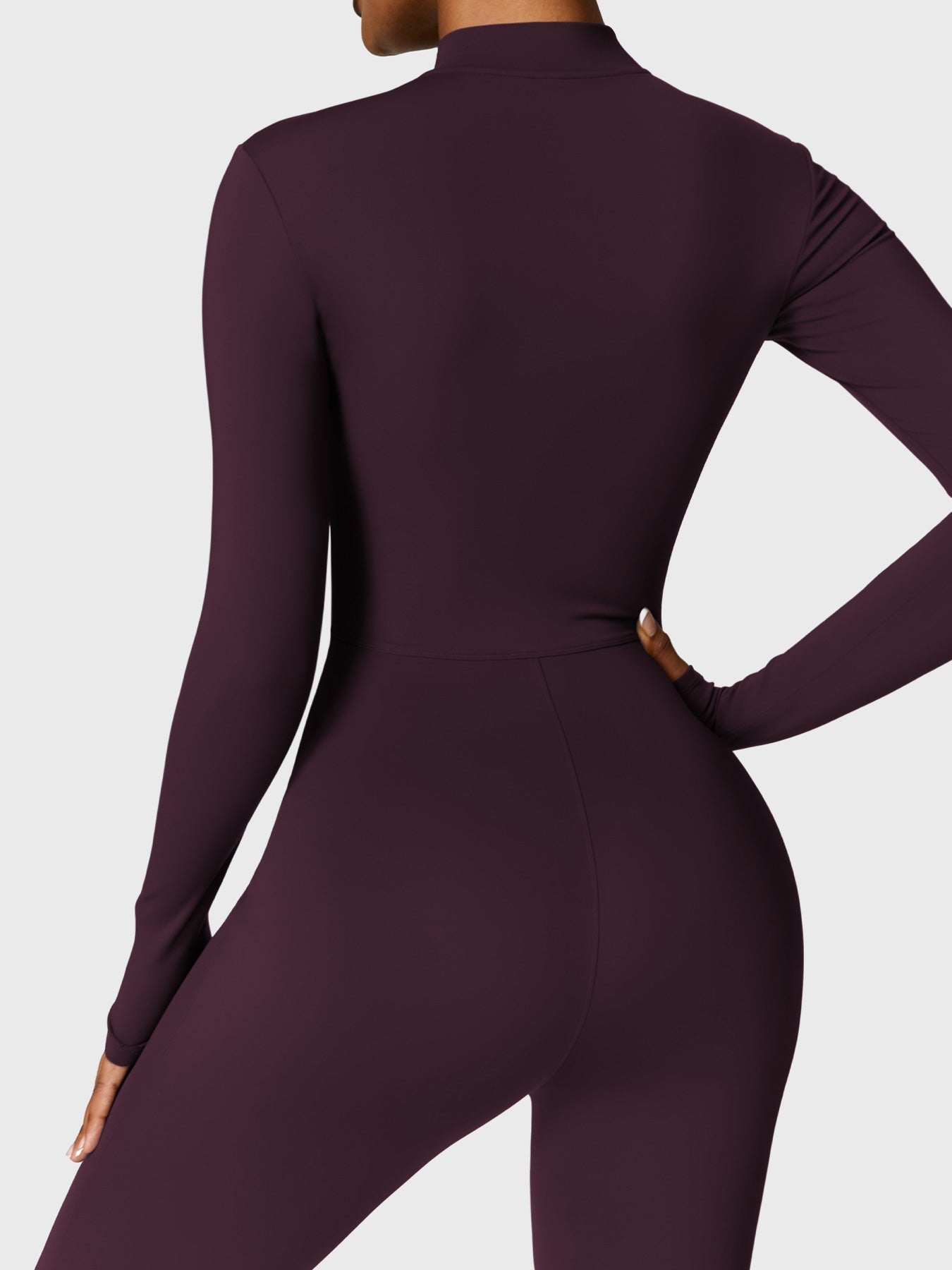 Stilla | Langærmet Zip up Jumpsuit