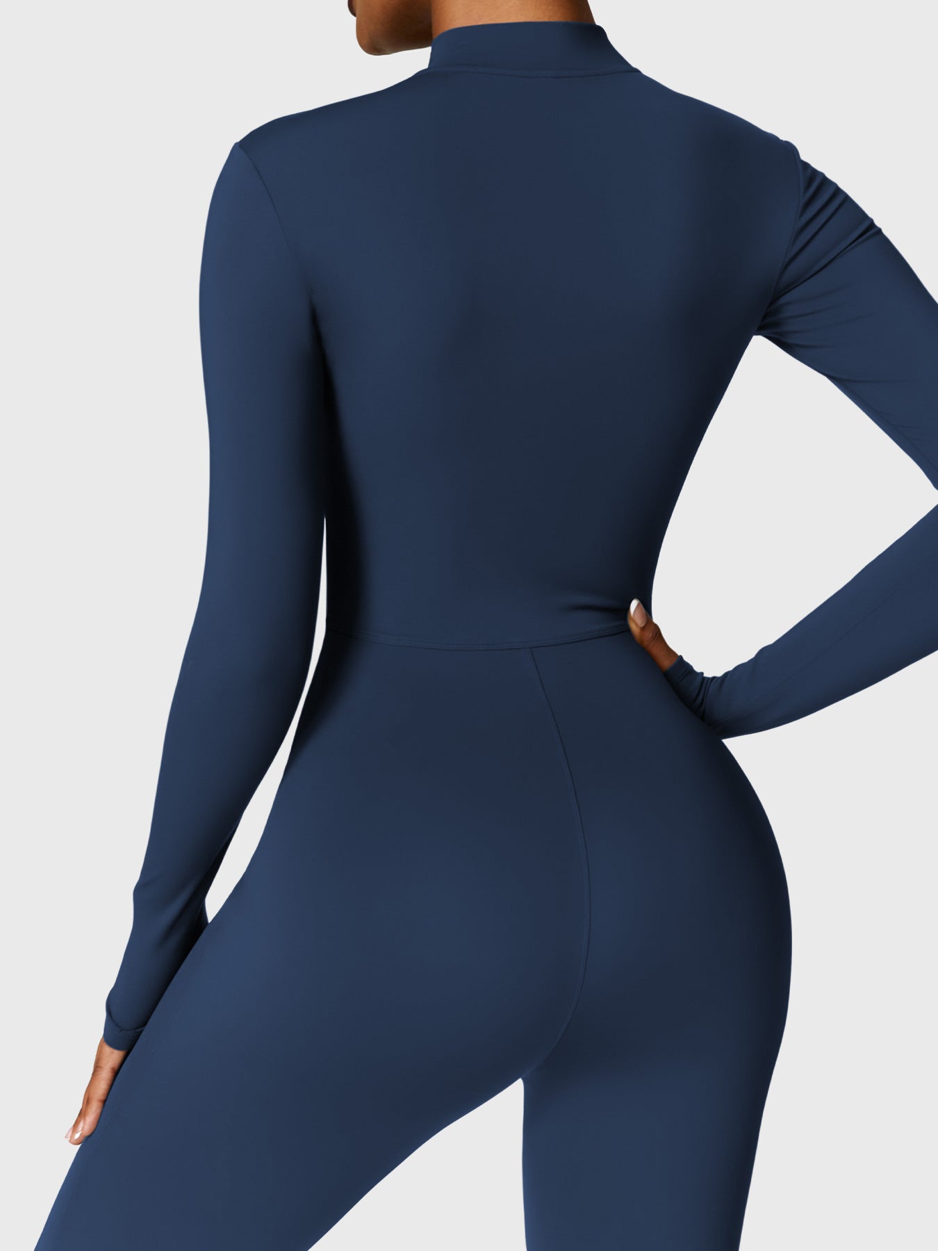 Stilla | Langærmet Zip up Jumpsuit