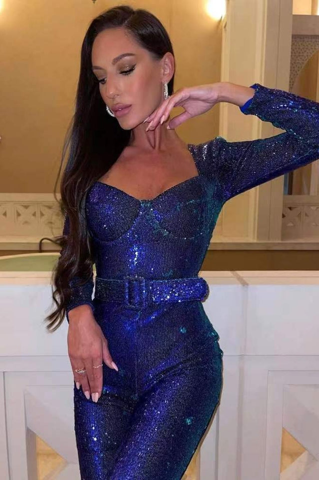 Stilla Marissa jumpsuit med pailletter