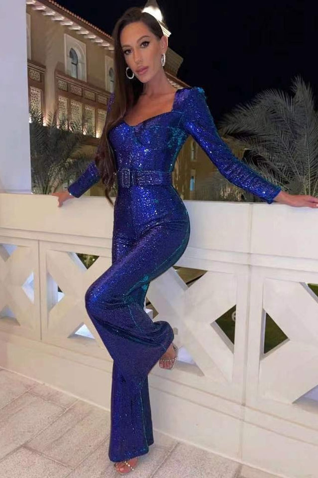 Stilla Marissa jumpsuit med pailletter