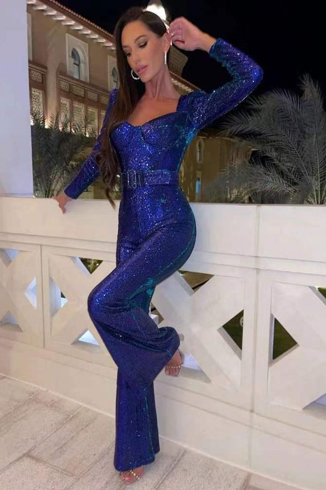 Stilla Marissa jumpsuit med pailletter