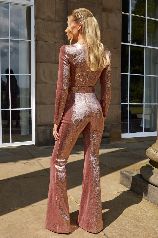 Stilla Marissa jumpsuit med pailletter