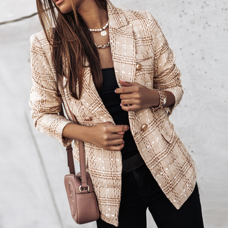 Stilla Good Catch dobbeltradet ternet blazer