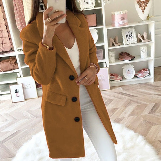 Stilla – En elegant lang blazerfrakke