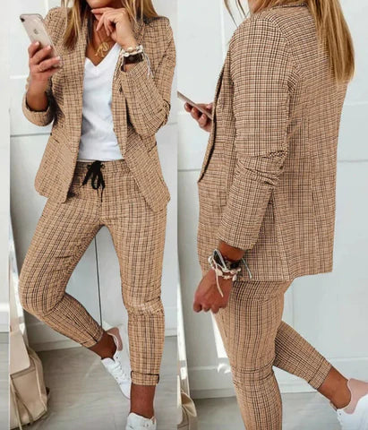 Stilla Elegant Blazer Sæt