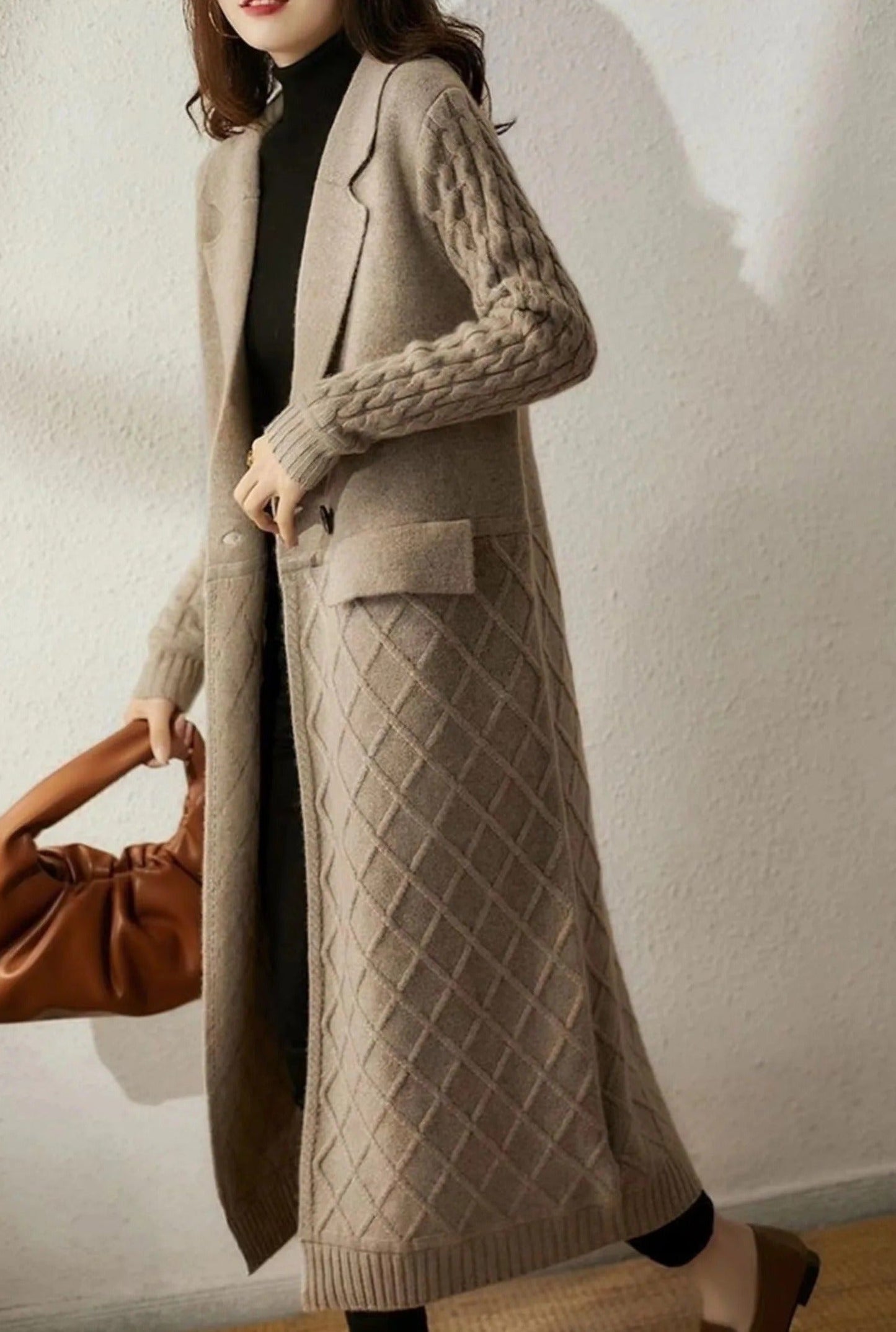 Stilla Long cashmere cardigan