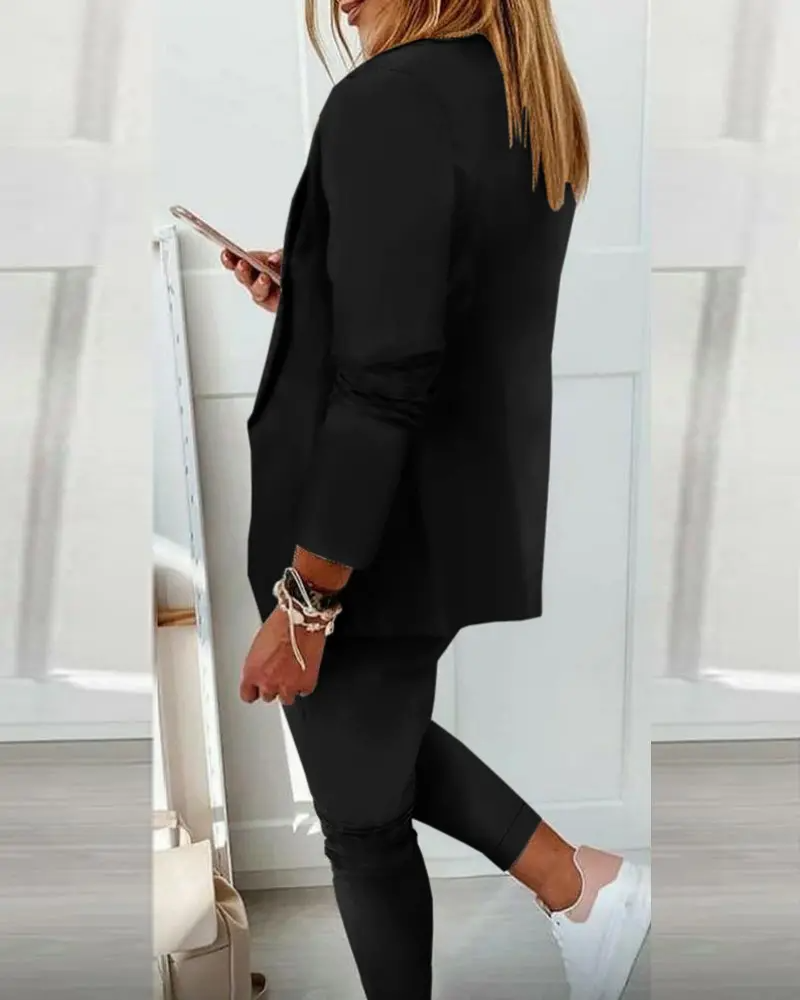 Stilla Elegant Blazer Sæt