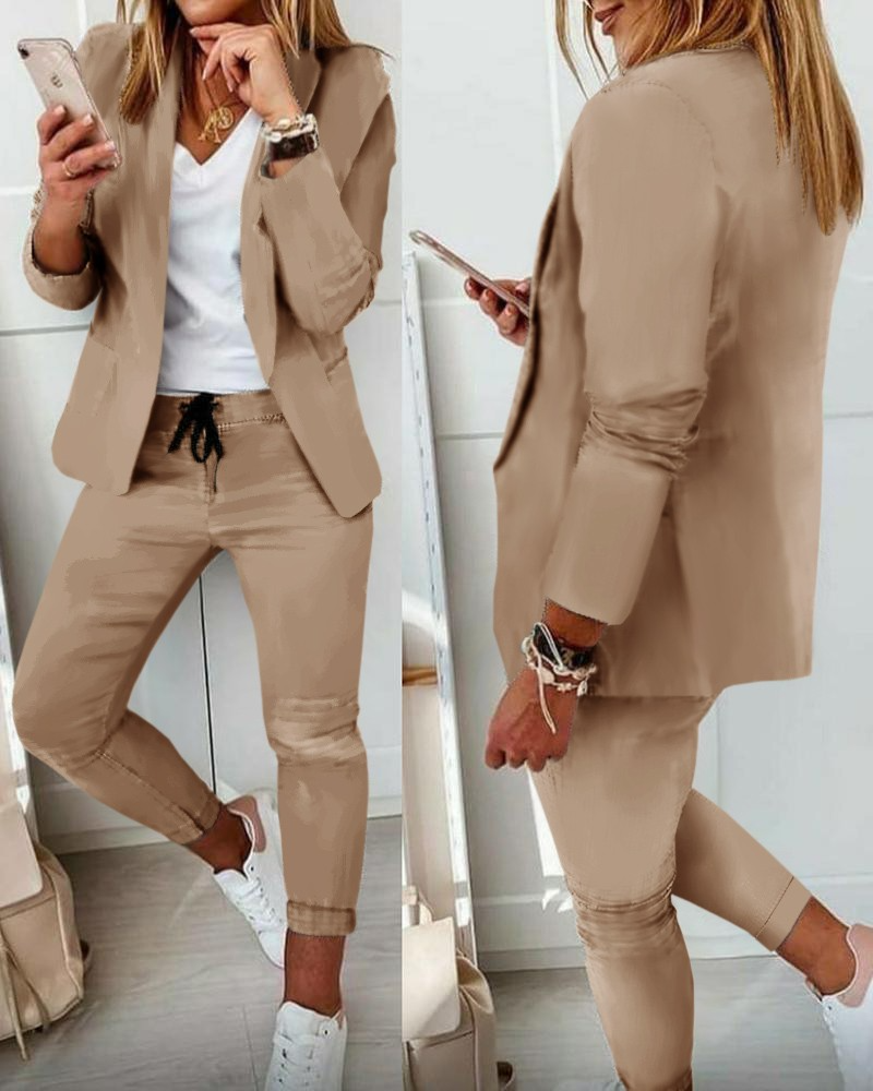 Stilla Elegant Blazer Sæt